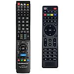 LTC HD401, HD402, HD501, HD502, T201, T202, T203, T204 + TV control (mini TV) - remote control duplicate