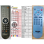 TESLA L-3706A - 

compatible General-branded remote control