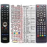 SENCOR SLT1929DVBT, SLT1971DVD, SLT2232DVBT, SLT2271DVD, SLT2432DVBT, SLT24F67DVD - 

compatible General-branded remote control