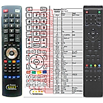 SENCOR SLT1917DVB-T - 

compatible General-branded remote control