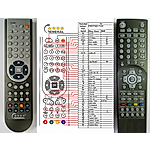 PRESTIGIO P200, P260, P320, P370, P420DVD - 

compatible General-branded remote control