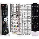TOSHIBA CT-90404, CT-90405 - 

compatible General-branded remote control