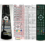 TECHNIKA RMU/RMC/0009, XMU/RMC/0019, XMU/RMC/0028 - 

compatible General-branded remote control