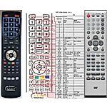ORION  076R0PK011, 076R0PK021 - 

compatible General-branded remote control