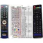 ORAVA LT-823, LT-630, LT-611, LED M91B, LED M92B, LED M92W - 

compatible General-branded remote control