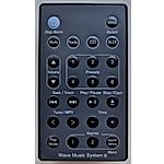 BOSE WAVE I, II, III, IV - vervanging afstandsbediening
ZWART