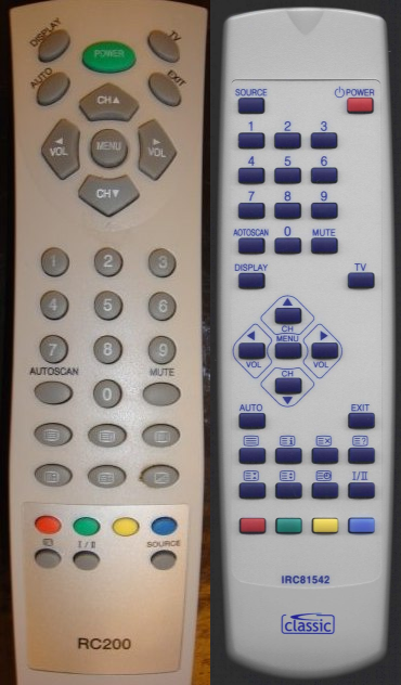 Swisstec RC200 - Replacement remote control Swisstec RC200 - Replacement remote control