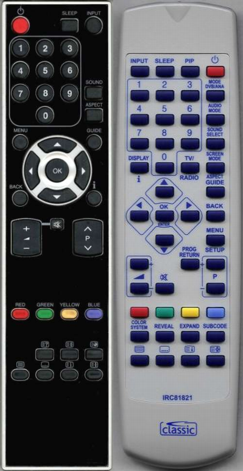 Funai NF036RD - Remote control IRC81821 Funai NF036RD - Remote control IRC81821