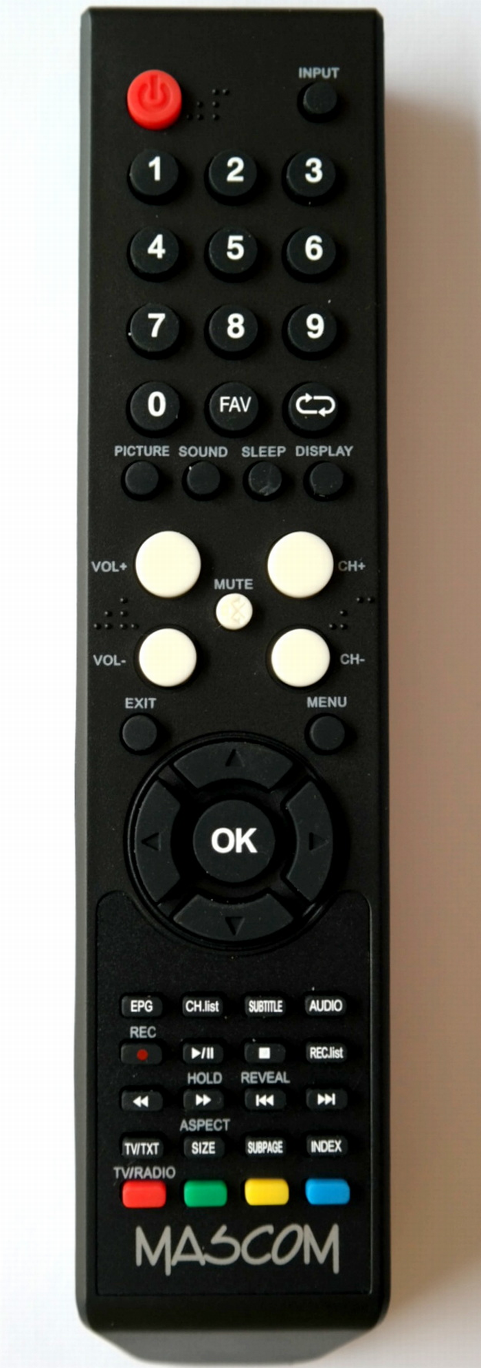 Macom MC2750 - original remote control Macom MC2750 - original remote control
