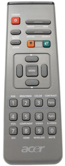 ACER VZ.J5300.002 - Original remote control for projectors ACER VZ.J5300.002 - Original remote control for projectors